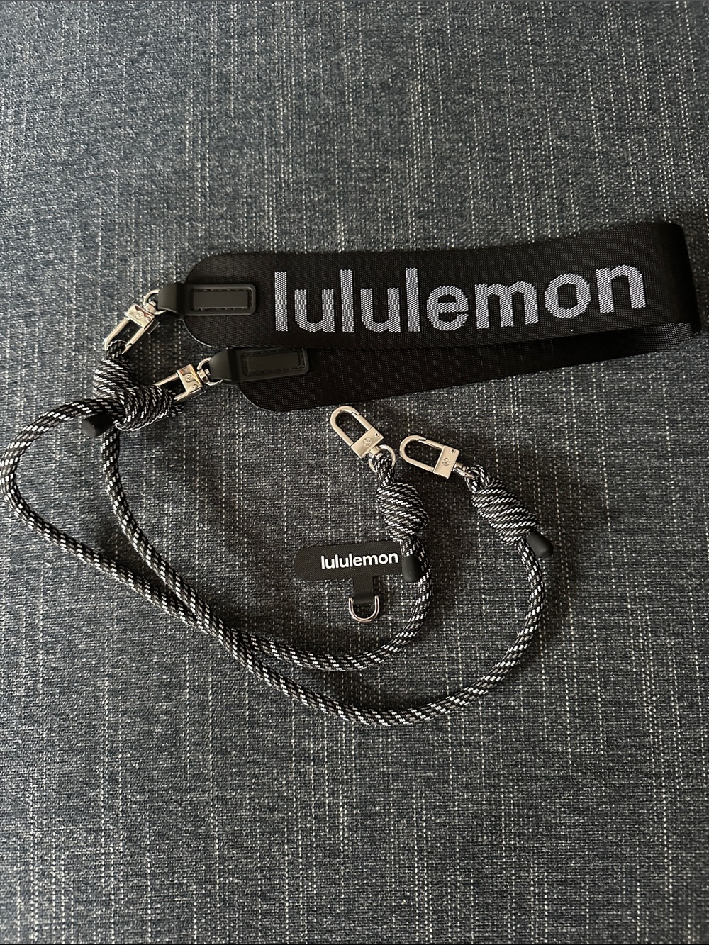 Lululemon Never Lost Crossbody Phone Strap Black